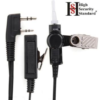 Preview: Kenwood Security Headset Retevis Baofeng Ohrhörer Kopfhörer Schallschlauch